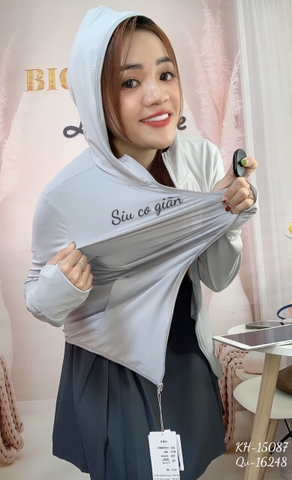 15087 Khoác UV 00252- XÁM