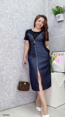 16085- Đầm Ráp kéo dài 00480