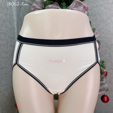 18062 Q.lót Sweet LC viền - KEM