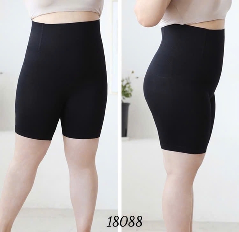 Quần Gen BIGSIZE Quảng Châu nịt bụng, chất co giãn - 18088 - ĐEN