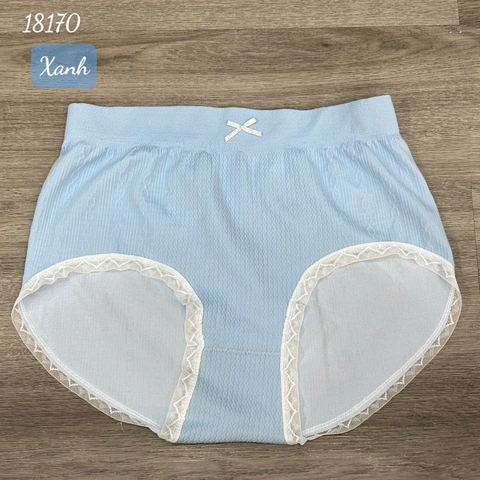 Quần lót chip BIGSIZE Quảng Châu lưng cao chất đẹp thun gen mềm co giãn - 18170
