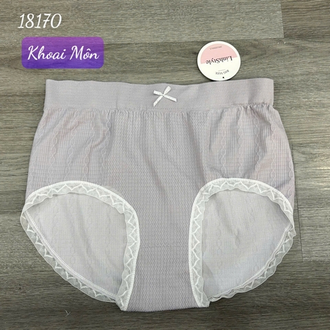 Quần lót chip BIGSIZE Quảng Châu lưng cao chất đẹp thun gen mềm co giãn - 18170