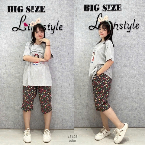 18198  SL cổ tròn CG Hoa-00387- XÁM