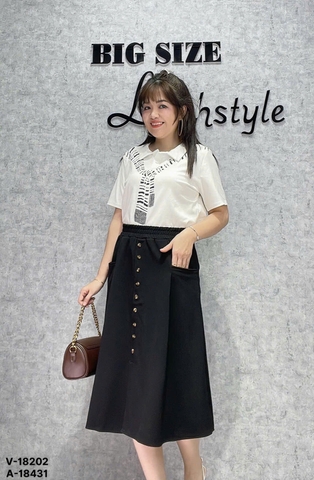 18202  Váy dài LT 00324 nhiều nút