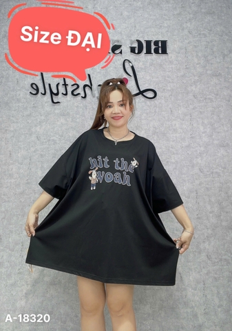 SALE- 90kg đến 120kg. Áo thun BIGSIZE QCCC OVS OverSize chất đẹp hình bé Cún HIT - 18320