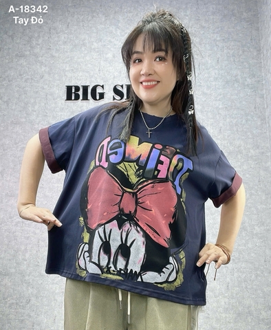 Áo thun BIGSIZE Quảng Châu OVS Micki ED- 18342