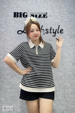 Áo polo BIGSIZE QCCC cổ kéo vải đẹp co giãn form lên đẹp - 18369