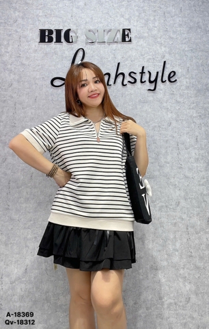 Áo polo BIGSIZE QCCC cổ kéo vải đẹp co giãn form lên đẹp - 18369 - TRẮNG