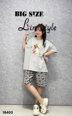 Bộ đùi BIGSIZE QCCC chất cotton, co giãn mịn đẹp SS.DAI 110kg 00378- 3 Cho- 18403- XÁM