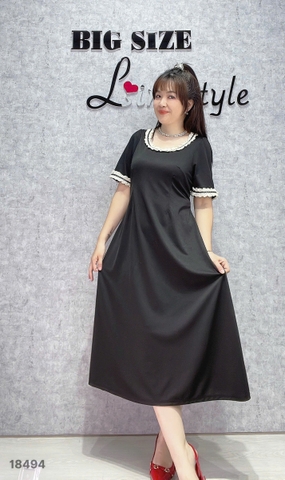 S-0020- 18494--Đầm CJ- 00360 Đen- D.ĐẠI Tiec Tiệc