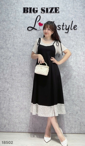 S-0020- 18502--Đầm 2d cột- 00504 D.ĐẠI Tiec Tiệc