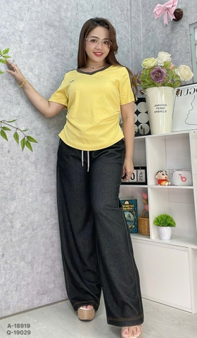 S-25--19029-Q.suông mềm 00375 - ĐEN