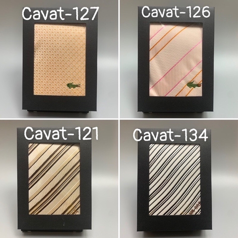 Cavat121-Cavat135 Cà vạt lụa dệt LS 10cm