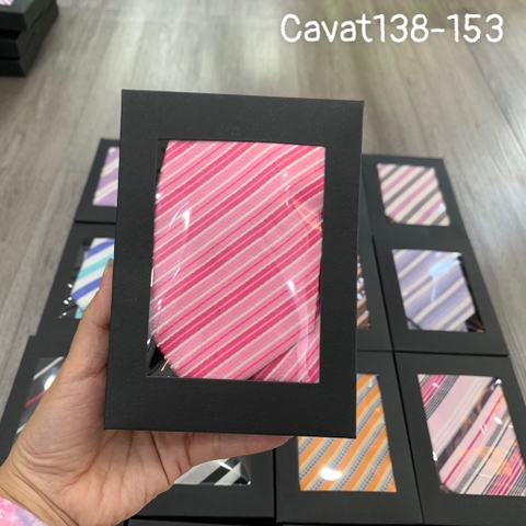 Cavat138---Cavat153 - Cà vạt lụa hộp 8cm