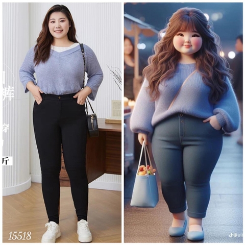 15518 - Quần dài 9-GB-1NK-Đen 00272