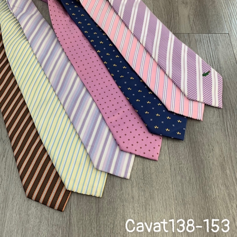 Cavat138-Cavat153 Cà vạt lụa hộp 8cm