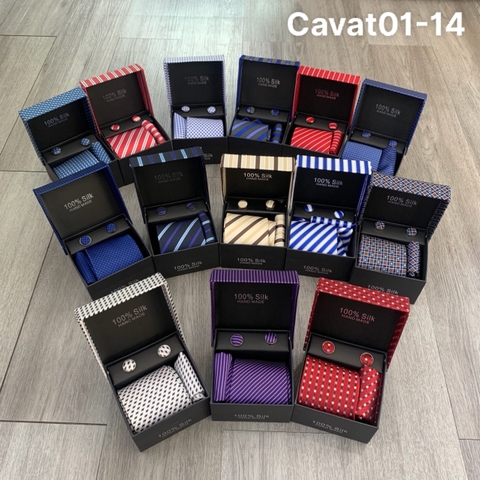 Cavat01 - Cavat14 Cavat Hộp Vuông Nút 8cm