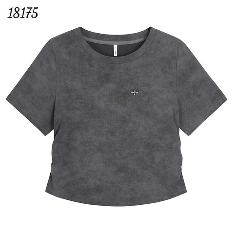 18175 Áo loang logo 00288 XÁM