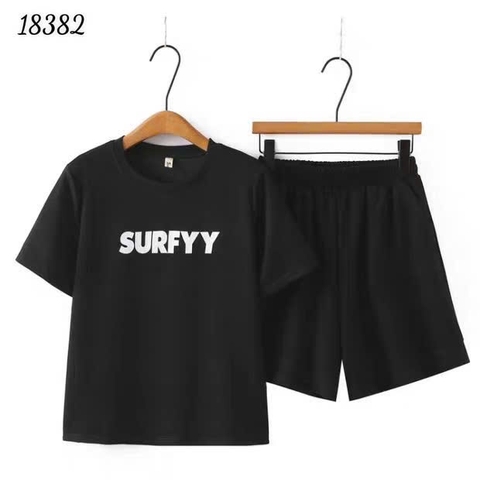 Bộ đùi màu trơn BIGSIZE QCCC chữ SUR- 18382