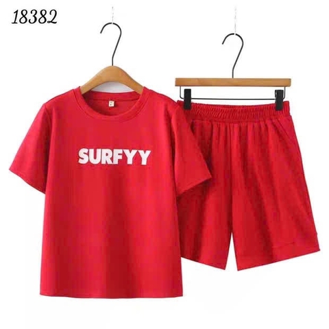 Bộ đùi màu trơn BIGSIZE QCCC chữ SUR- 18382