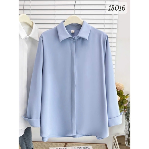 S-0020--18016 - Sơmi Tay dài 00264 TD - XANH