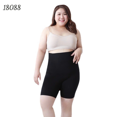 Quần Gen BIGSIZE Quảng Châu nịt bụng, chất co giãn - 18088 - ĐEN