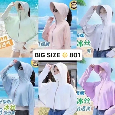 801 S-0020  Khoác UV vành ngắn 00160