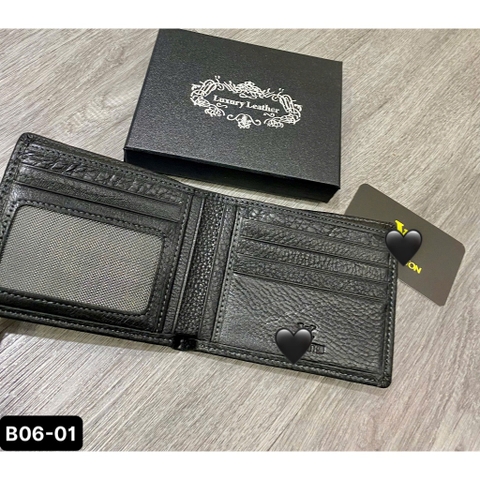 Ví Da Nam Nữ đa năng phong cách sang trọng chất da bò xài bền - B06