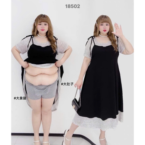 S-0020- 18502--Đầm 2d cột- 00504 D.ĐẠI Tiec Tiệc