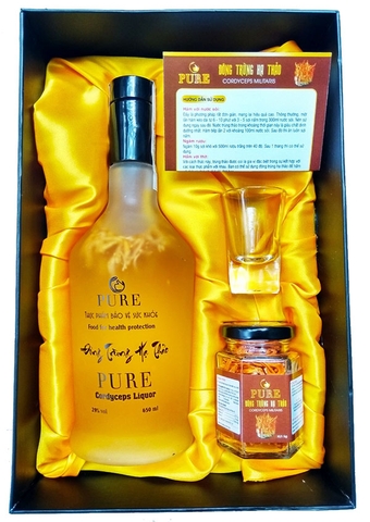 hộp quà rượu Đông Trùng Hạ Thảo