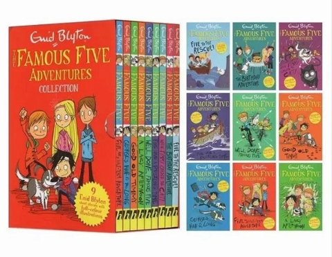 The Famous Five Adventures (Sách nhập) – Full Boxset 9 quyển