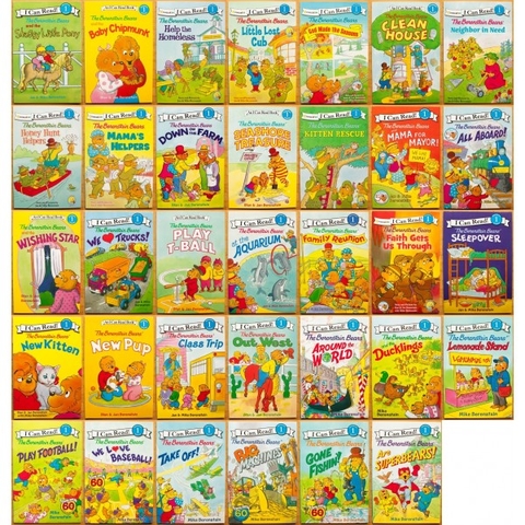 Berenstain bears (Sách nhập) – 34 cuốn + File nghe 25/34 q
