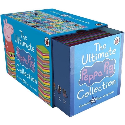 Peppa Pig bộ hộp xanh, (Sách nhập) – 50 quyển + File nghe MP3