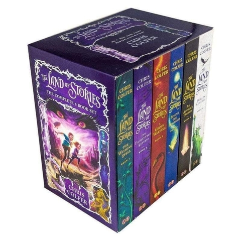 The Land of Stories Series Collection Deluxe Boxset (Sách nhập) – 6 cuốn + File Mp3