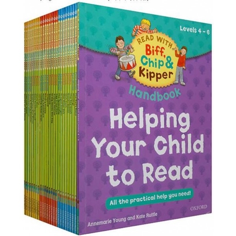 Oxford Reading Tree Biff, Chip & Kipper Level 4-5-6 (Sách nhập) – 25 quyển + File Mp3