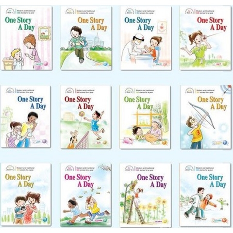One story a day Delightful, Educational (Sách nhập) – Level 3 – 12 quyển + File MP3