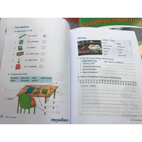 Oxford Primary Skills Reading and Writing – 6 quyển+ File nghe +Key
