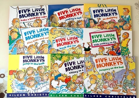 Five Little Monkey (9 quyển+ File MP3)