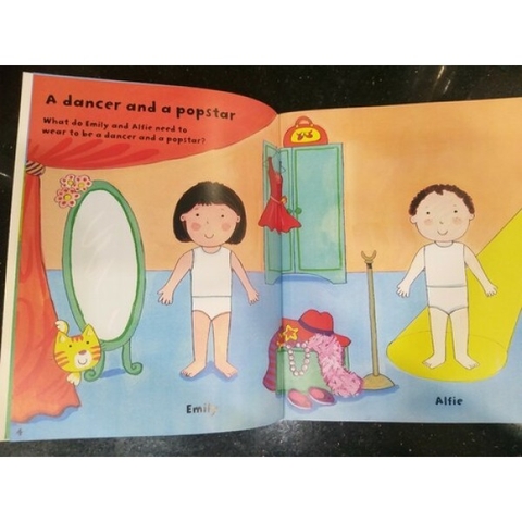 Sách dính dán – Usborne Sticker Book – Jobs people do