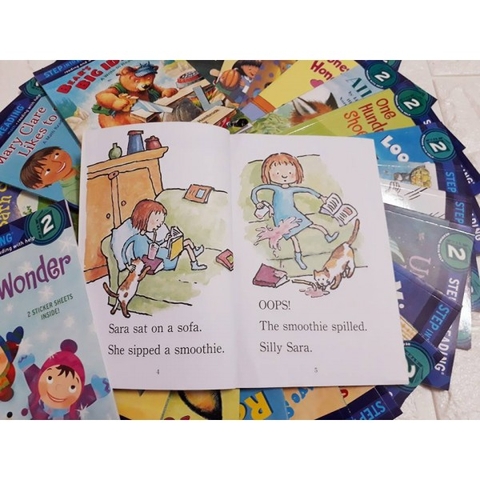 Sách nhập – Step Into Reading – Level 2 (30 quyển+ File Mp3)