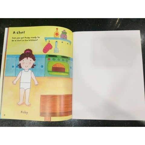 Sách dính dán – Usborne Sticker Book – Jobs people do