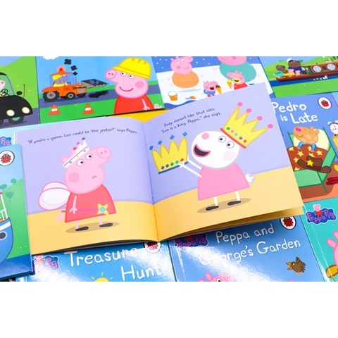 Peppa Pig – Bộ hộp vàng (Sách nhập) – 50 quyển + File nghe MP3