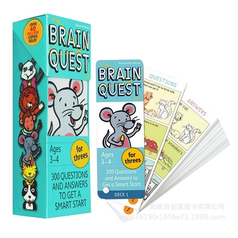 Brain quest 2-6 tuổi (Sách nhập ) – 4 hộp