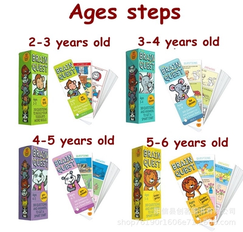 Brain quest 2-6 tuổi (Sách nhập ) – 4 hộp