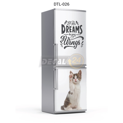 Decal dán tủ lạnh DTL-026