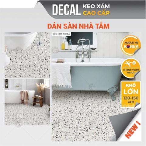 Decal dán sàn nhà tắm DDS-KOREA-329