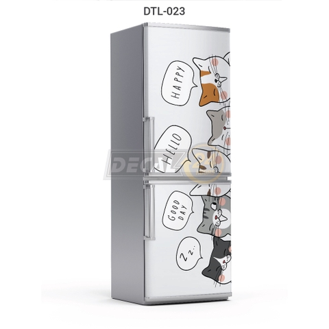 Decal dán tủ lạnh DTL-023