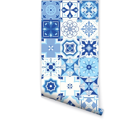 Decal Dán Gạch Bông Cao Cấp Phong Cách Retro