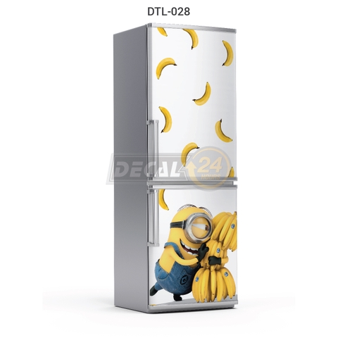 Decal Dán Tủ Lạnh Hình Minions Dễ Thương Cao Cấp