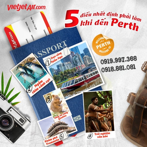 5 ĐIỀU NHẤT ĐỊNH PHẢI LÀM KHI ĐẾN PERTH - ÚC